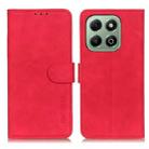 For Honor X6b KHAZNEH Retro Texture Flip Leather Phone Case(Red) - 1