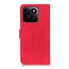 For Honor 200 Smart / Play 60 Plus KHAZNEH Retro Texture Flip Leather Phone Case(Red) - 3