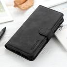 For Honor 400 KHAZNEH Retro Texture Flip Leather Phone Case(Black) - 2