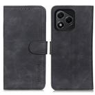 For Honor 400 Lite KHAZNEH Retro Texture Flip Leather Phone Case(Black) - 1