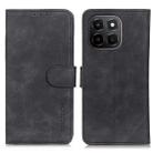 For Honor X6c 4G KHAZNEH Retro Texture Flip Leather Phone Case(Black) - 1