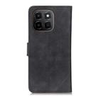 For Honor X6c 4G KHAZNEH Retro Texture Flip Leather Phone Case(Black) - 3