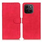 For Honor X6c 4G KHAZNEH Retro Texture Flip Leather Phone Case(Red) - 1