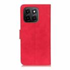 For Honor X6c 4G KHAZNEH Retro Texture Flip Leather Phone Case(Red) - 3