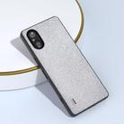 For Sony Xperia 5 V ABEEL Diamond Black Edge Phone Case(Jewel Silver) - 3