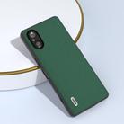 For Sony Xperia 5 V ABEEL Genuine Leather Silky Soft Black Edge Phone Case(Green) - 3