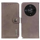 For Honor X9b KHAZNEH Cowhide Texture Horizontal Flip Leather Phone Case(Khaki) - 1