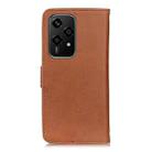 For Honor 200 Lite Global KHAZNEH Cowhide Texture Horizontal Flip Leather Phone Case(Brown) - 3