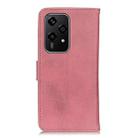 For Honor 200 Lite Global KHAZNEH Cowhide Texture Horizontal Flip Leather Phone Case(Pink) - 3