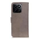 For Honor 200 Smart / Play 60 Plus KHAZNEH Cowhide Texture Horizontal Flip Leather Phone Case(Khaki) - 3