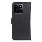 For Honor 200 Smart / Play 60 Plus KHAZNEH Cowhide Texture Horizontal Flip Leather Phone Case(Black) - 3