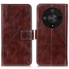 For Honor X9b Retro Crazy Horse Texture Flip Leather Phone Case(Brown) - 1