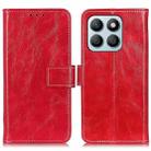 For Honor X8b Retro Crazy Horse Texture Flip Leather Phone Case(Red) - 1