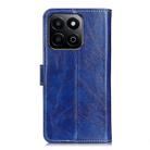 For Honor 200 Smart Retro Crazy Horse Texture Flip Leather Phone Case(Blue) - 3