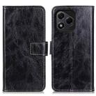 For Honor 400 Lite Global Retro Crazy Horse Texture Flip Leather Phone Case(Black) - 1
