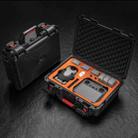 For DJI Mini 4 Pro STARTRC Drone Kit Waterproof ABS Suitcase Storage Box(Black Orange) - 6