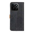 For Honor 200 Smart / Play 60 Plus European Floral Embossed Leather Phone Case(Black) - 3