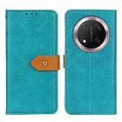 For Honor X9C European Floral Embossed Leather Phone Case(Blue) - 1