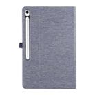 For Samsung Galaxy Tab S10 FE+ Fabric Texture Horizontal Flip Leather Tablet Case(Dark Blue) - 3