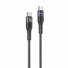 Yesido CA156 PD 60W USB-C / Type-C to USB-C / Type-C Charging Data Cable, Length: 1m(Black) - 1