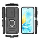 For Honor 200 Lite Global Sliding Camshield TPU + PC Shockproof Phone Case with Holder(Black) - 3