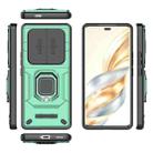 For Honor X60 Pro 5G Sliding Camshield TPU + PC Shockproof Phone Case with Holder(Green) - 3