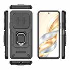 For Honor X60 5G Sliding Camshield TPU + PC Shockproof Phone Case with Holder(Black) - 3