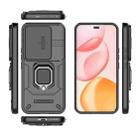 For Honor 400 Pro 5G Global 160.8mm Sliding Camshield TPU + PC Shockproof Phone Case with Holder(Black) - 3