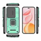 For Honor 400 Pro 5G Global 160.8mm Sliding Camshield TPU + PC Shockproof Phone Case with Holder(Green) - 3
