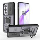 For OnePlus ACE 3V Sliding Camshield TPU + PC Shockproof Phone Case with Holder(Purple) - 1