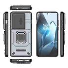 For OnePlus 13 5G Sliding Camshield TPU + PC Shockproof Phone Case with Holder(Grey) - 3