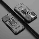For OnePlus 13T 5G Sliding Camshield TPU + PC Shockproof Phone Case with Holder(Black) - 2