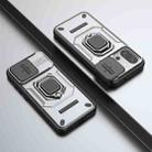 For OnePlus 13T 5G Sliding Camshield TPU + PC Shockproof Phone Case with Holder(Grey) - 2