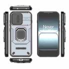 For OnePlus 13T 5G Sliding Camshield TPU + PC Shockproof Phone Case with Holder(Grey) - 3