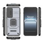 For OnePlus Ace 5 Ultra / Nord 5 Sliding Camshield TPU + PC Shockproof Phone Case with Holder(Grey) - 3