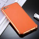 For iPhone 8 / 7 SULADA Colorful Shield Series TPU + Plating Edge Protective Case(Orange) - 1