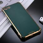 For iPhone 8 / 7 SULADA Colorful Shield Series TPU + Plating Edge Protective Case(Dark Green) - 1