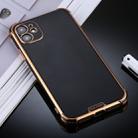 For iPhone 11 SULADA Colorful Shield Series TPU + Plating Edge Protective Case(Black) - 1