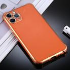 For iPhone 11 Pro SULADA Colorful Shield Series TPU + Plating Edge Protective Case(Orange) - 1