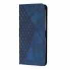 For Motorola Edge 40 Diamond Splicing Skin Feel Magnetic Leather Phone Case(Blue) - 2