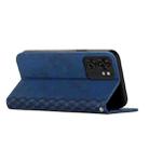 For Motorola Edge 40 Diamond Splicing Skin Feel Magnetic Leather Phone Case(Blue) - 3