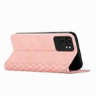 For Motorola Edge 40 Diamond Splicing Skin Feel Magnetic Leather Phone Case(Rose Gold) - 3