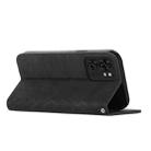 For Motorola Edge 40 Diamond Splicing Skin Feel Magnetic Leather Phone Case(Black) - 3