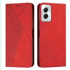 For Motorola Moto G Power 5G 2024 Diamond Splicing Skin Feel Magnetic Leather Phone Case(Red) - 1