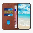 For Motorola Moto G Play 5G 2024 / G 5G 2024 Diamond Splicing Skin Feel Magnetic Leather Phone Case(Brown) - 3