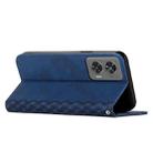 For Motorola Edge 50 Fusion Diamond Splicing Skin Feel Magnetic Leather Phone Case(Blue) - 3