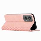 For Motorola Edge 50 Fusion Diamond Splicing Skin Feel Magnetic Leather Phone Case(Rose Gold) - 3