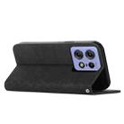 For Motorola Edge 50 Pro Diamond Splicing Skin Feel Magnetic Leather Phone Case(Black) - 3