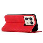 For Motorola Edge 50 Ultra Diamond Splicing Skin Feel Magnetic Leather Phone Case(Red) - 3