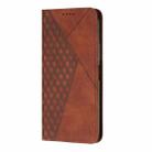 For Motorola Edge 2024 Diamond Splicing Skin Feel Magnetic Leather Phone Case(Brown) - 2